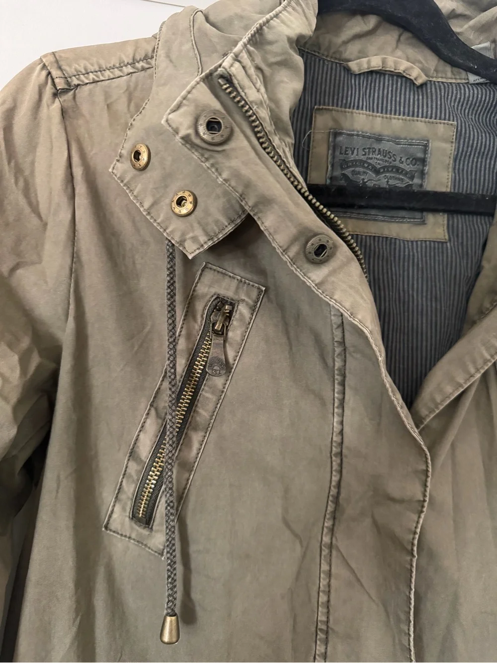 Levi's Olive Green Women's Utility Parka Jacket
